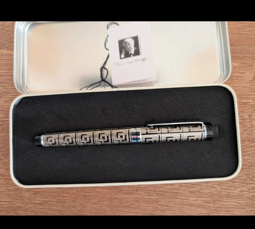 Acme frank lloyd wright brick - rollerball, Verzamelen, Pennenverzamelingen, Balpen, Nieuw, Met doosje, Ophalen