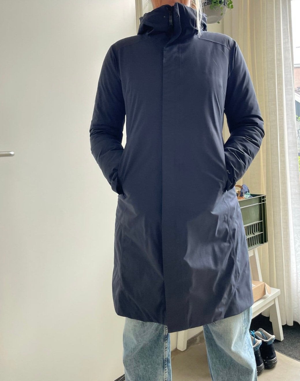 Fantastische parka van Arcteryx maat M, Ophalen of Verzenden, Zo goed als nieuw, Blauw