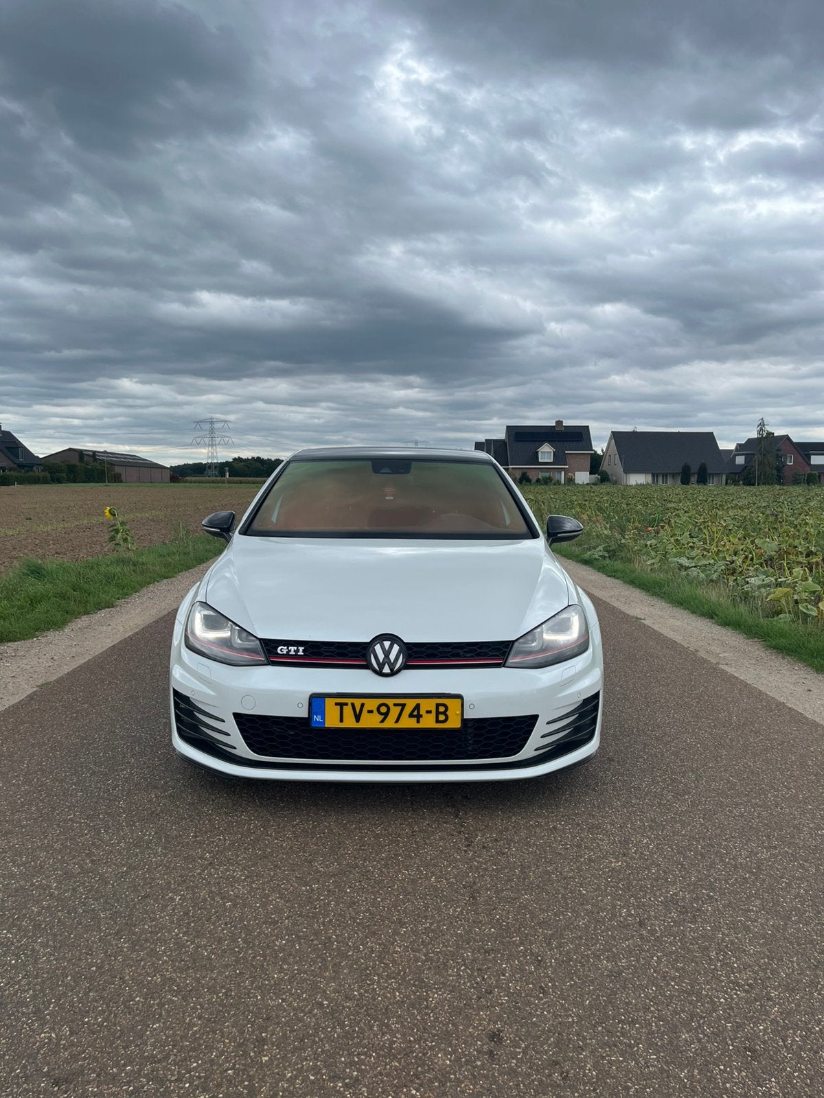Volkswagen Golf 2.0 GTI Performance 300PK 2013 Parelmoer wit, Auto's, Volkswagen, Zwart, 1984 cc, Wit, 1324 kg