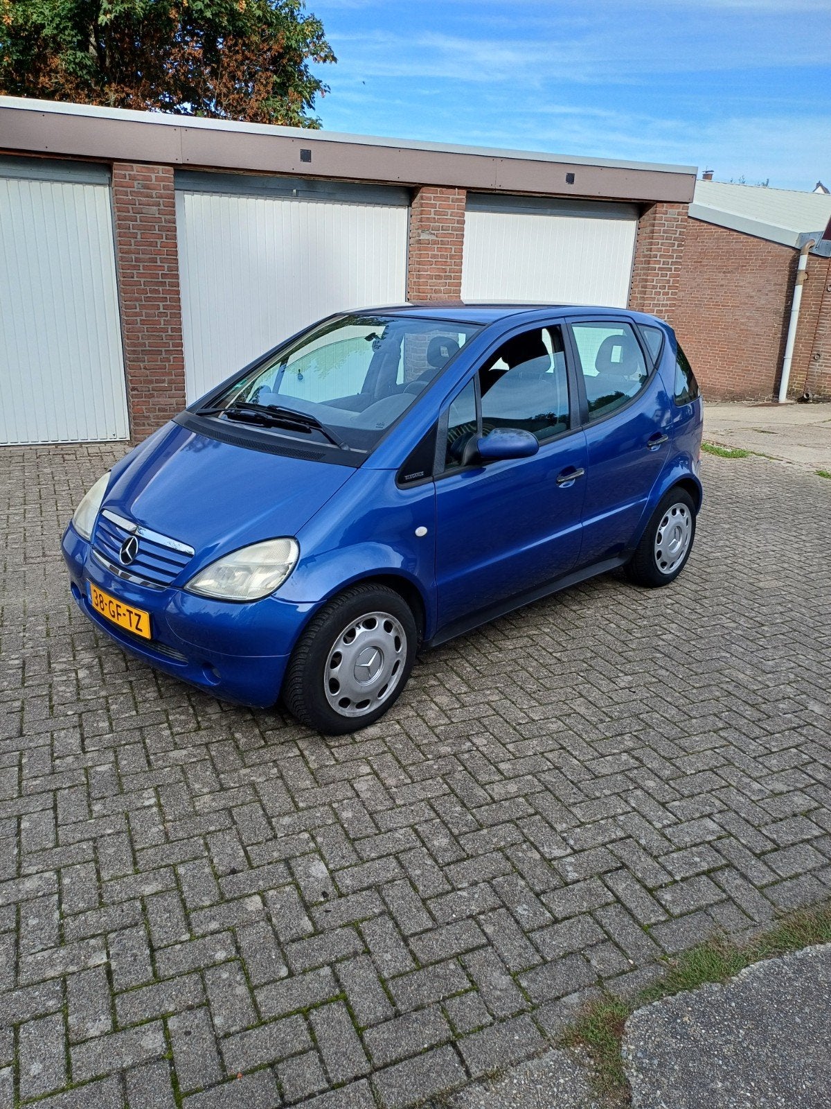 Mercedes-Benz A-Klasse 1.4 A140 AUT 2000 Blauw, Auto's, 1025 kg, Stof, 40 €/maand, 4 cilinders