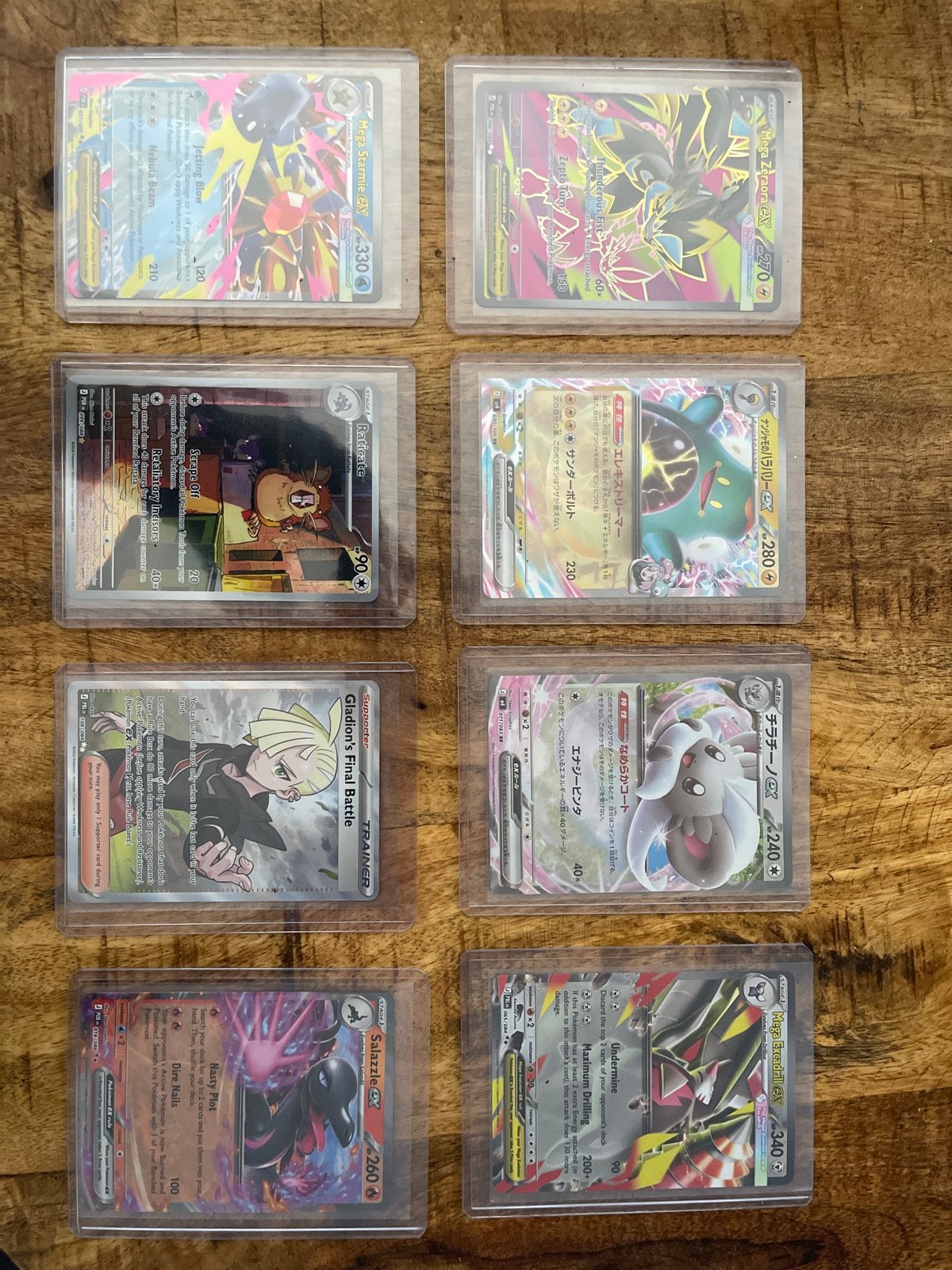 Pokémon kaarten collectie - Mega EX, GX en Trainer kaarten, Verzenden, Zo goed als nieuw, Meerdere kaarten