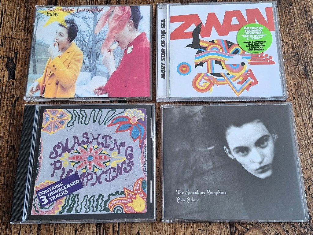 3x SMASHING PUMPKINS (incl.Promo) + 1x ZWAN 's only album!, Ophalen of Verzenden, Zo goed als nieuw, Poprock
