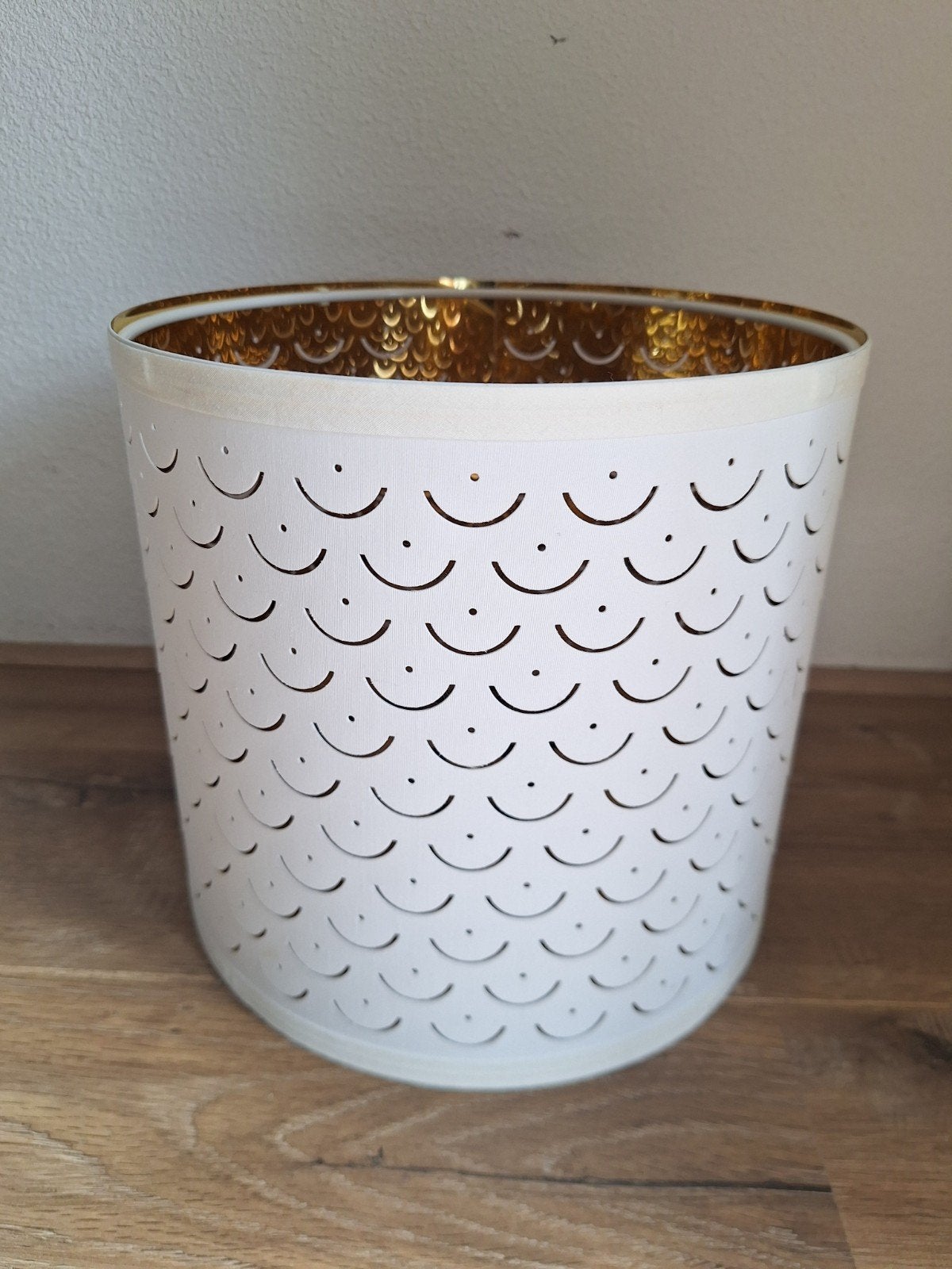 Ikea lampenkap, zeer nette staat, Huis en Inrichting, Ophalen, Overige typen, Wit, Rond