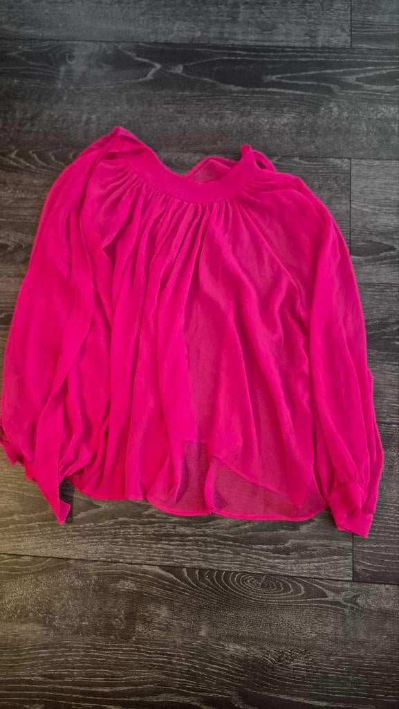 Neon Roze Top /blouse - Maat xl, Maat 46/48 (XL) of groter, Ophalen of Verzenden, Korte mouw, Roze