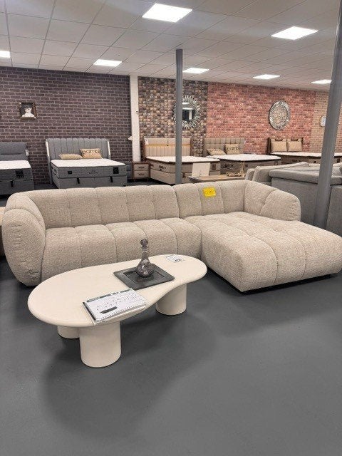 Showmodel bankstel NIEUW!!, 250 tot 300 cm, Minder dan 75 cm, Hoekbank, Nieuw