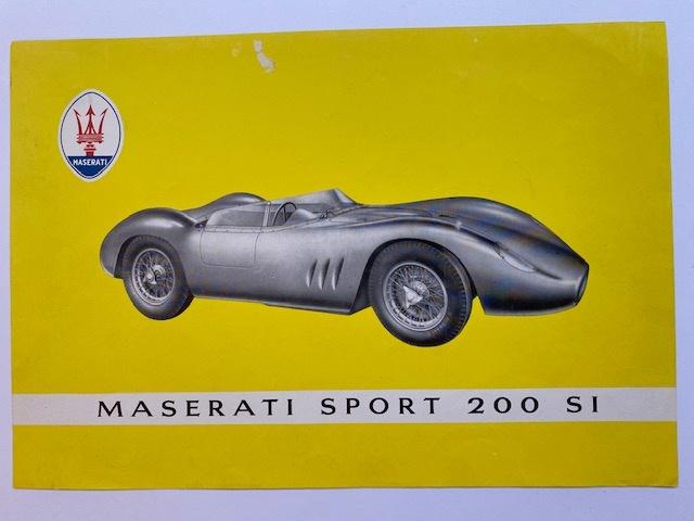 Maserati 200 SI  -  Zeldzame Maserati item, Gelezen, Maserati, Ophalen of Verzenden, Overige merken