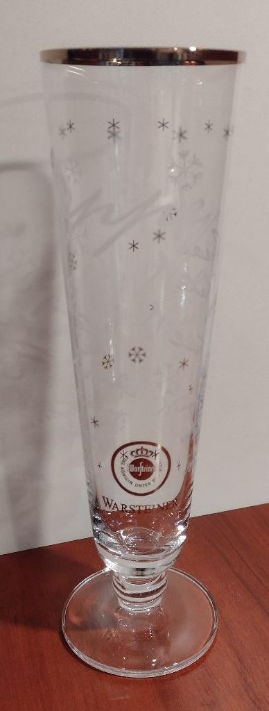 Warsteiner Nieuwjaar Glas. (D1), Ophalen of Verzenden, Zo goed als nieuw, Glas of Glazen, Overige merken