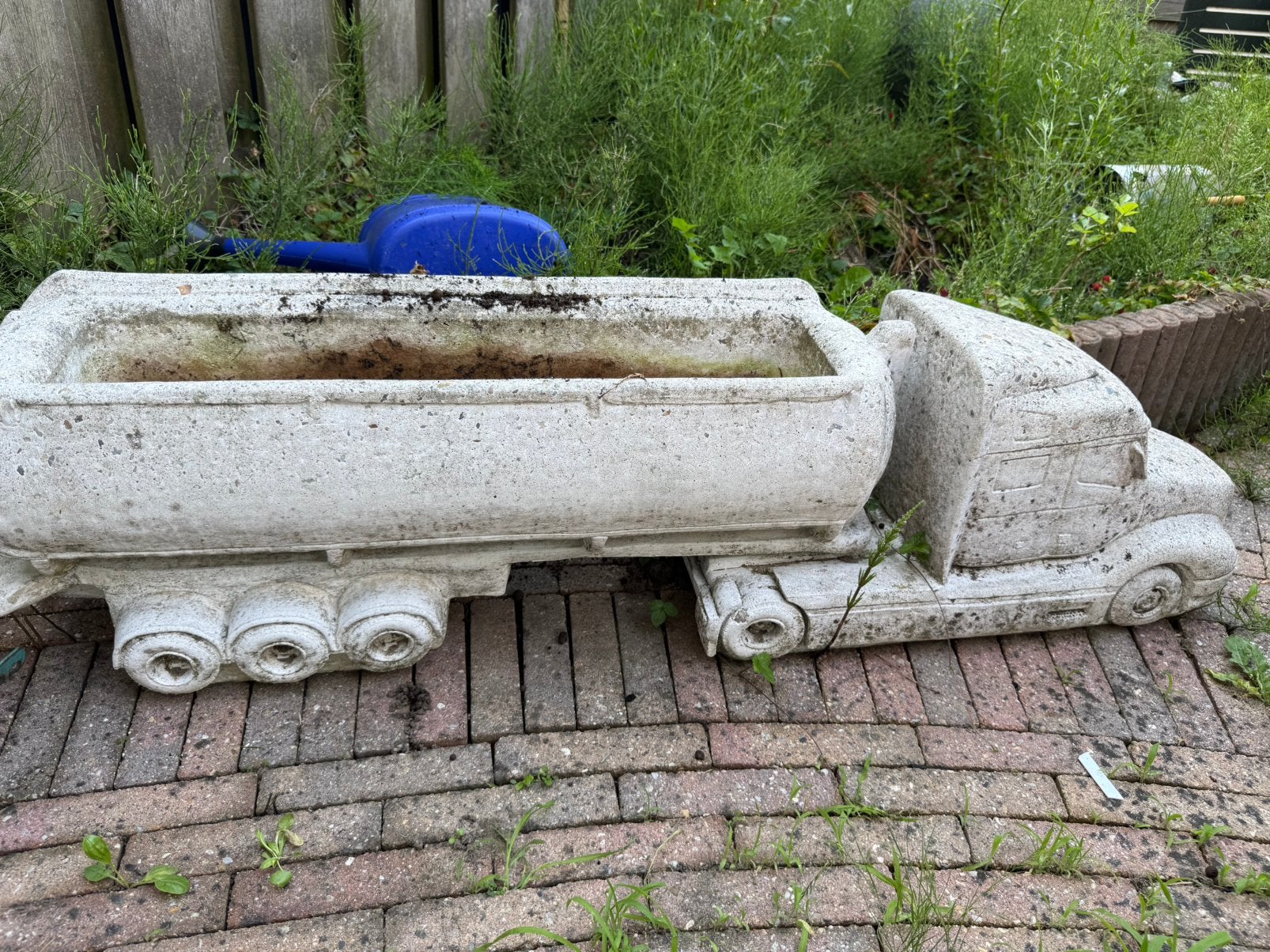 Vrachtwagen truck plantenbakken 3x, Tuin en Terras, Ophalen, Gebruikt, 100 cm of meer, Overige vormen