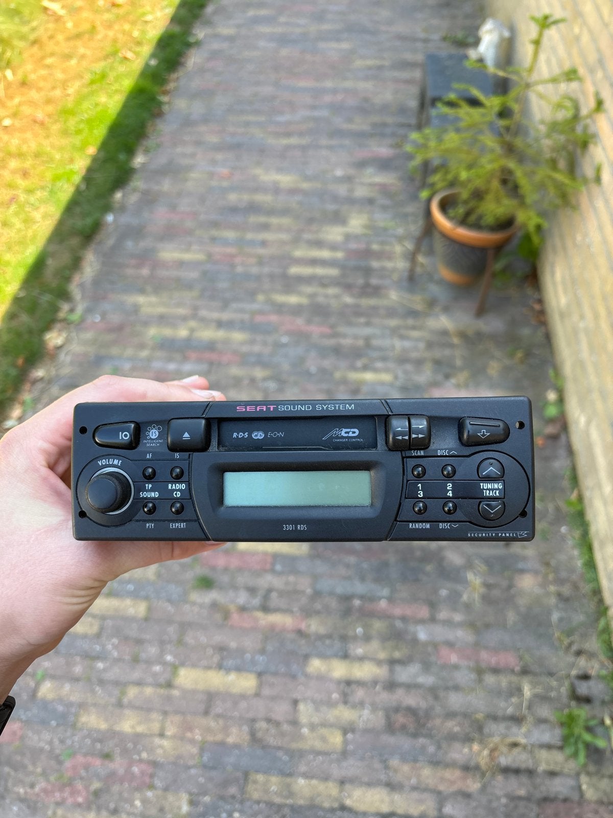 Seat Arosa originele autoradio met cassettedeck, Ophalen of Verzenden, Gebruikt