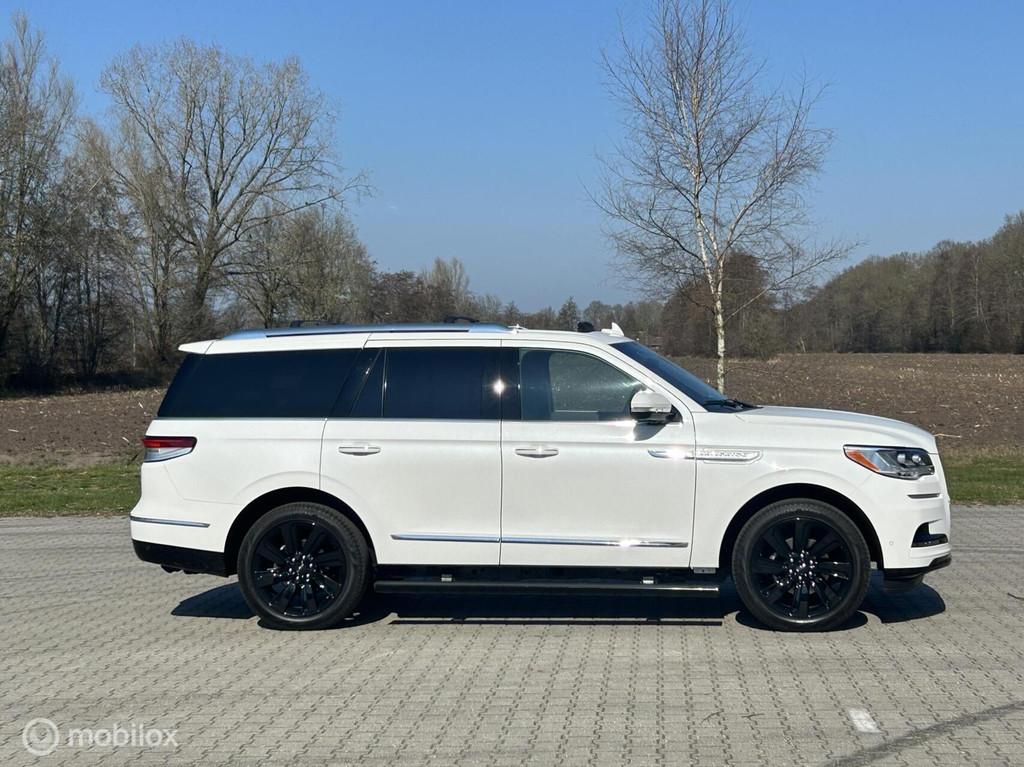 Lincoln Navigator Black Label op Grijs kenteken., Auto's, Lincoln, Automaat, Gebruikt, Overige carrosserieën, Wit