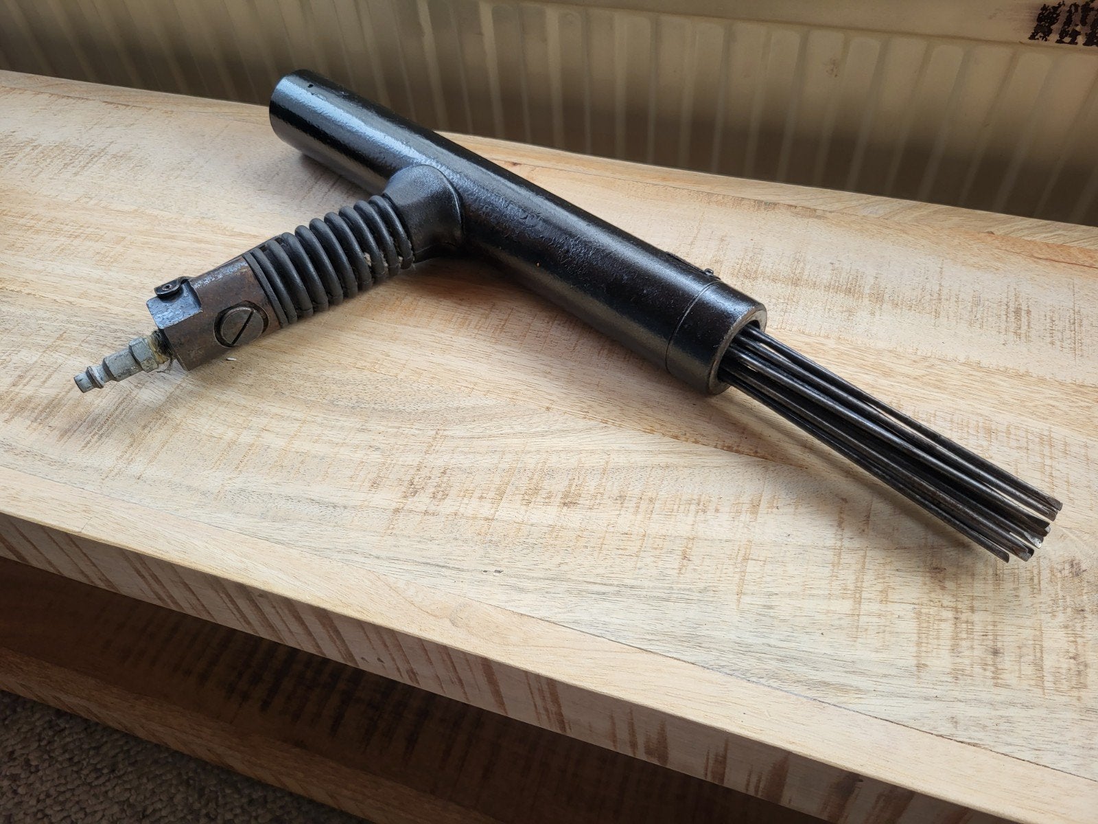 Professionele Naaldbikhamer Perslucht, Doe-het-zelf en Verbouw, Gereedschap | Handgereedschap, Gebruikt, Ophalen of Verzenden
