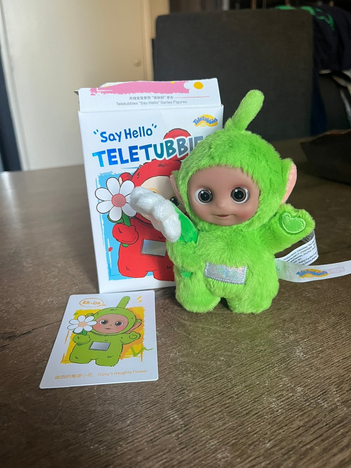 Say Hello Teletubbie groen, Ophalen of Verzenden, Nieuw, Overige typen
