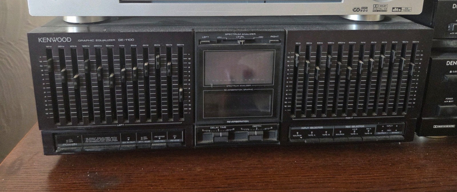Kenwood GE 1109 Graphic Equalizer - Gebruikt, Audio, Tv en Foto, Versterkers en Receivers, Gebruikt, Onbekend, Onbekend, Kenwood