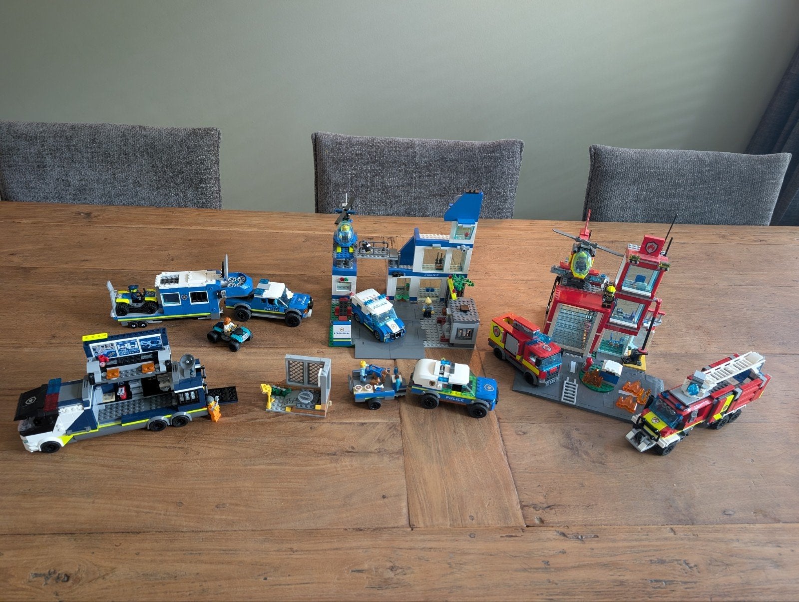 Lego: politie en brandweer, Ophalen of Verzenden, Gebruikt, Lego, City