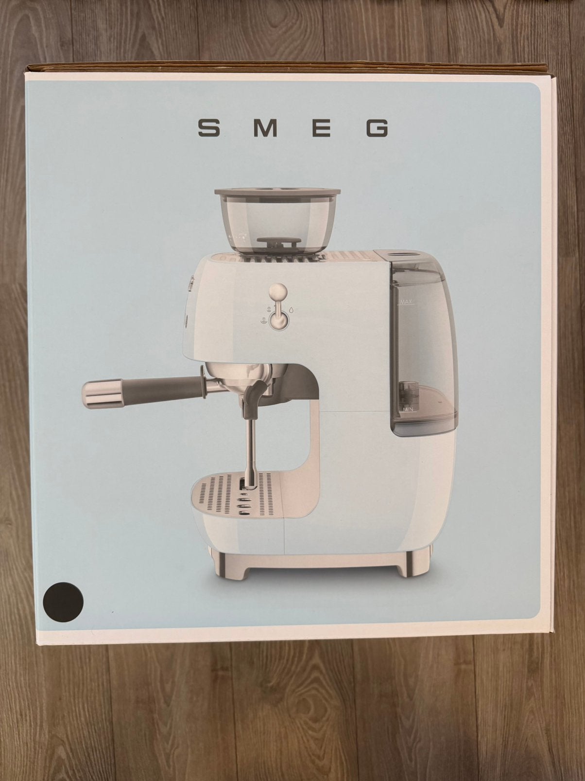 SMEG EGF03BLEU | Espressomachine met bonenmaler | Zwart, Espresso apparaat, Nieuw, Gemalen koffie, Smeg S.p.A.
