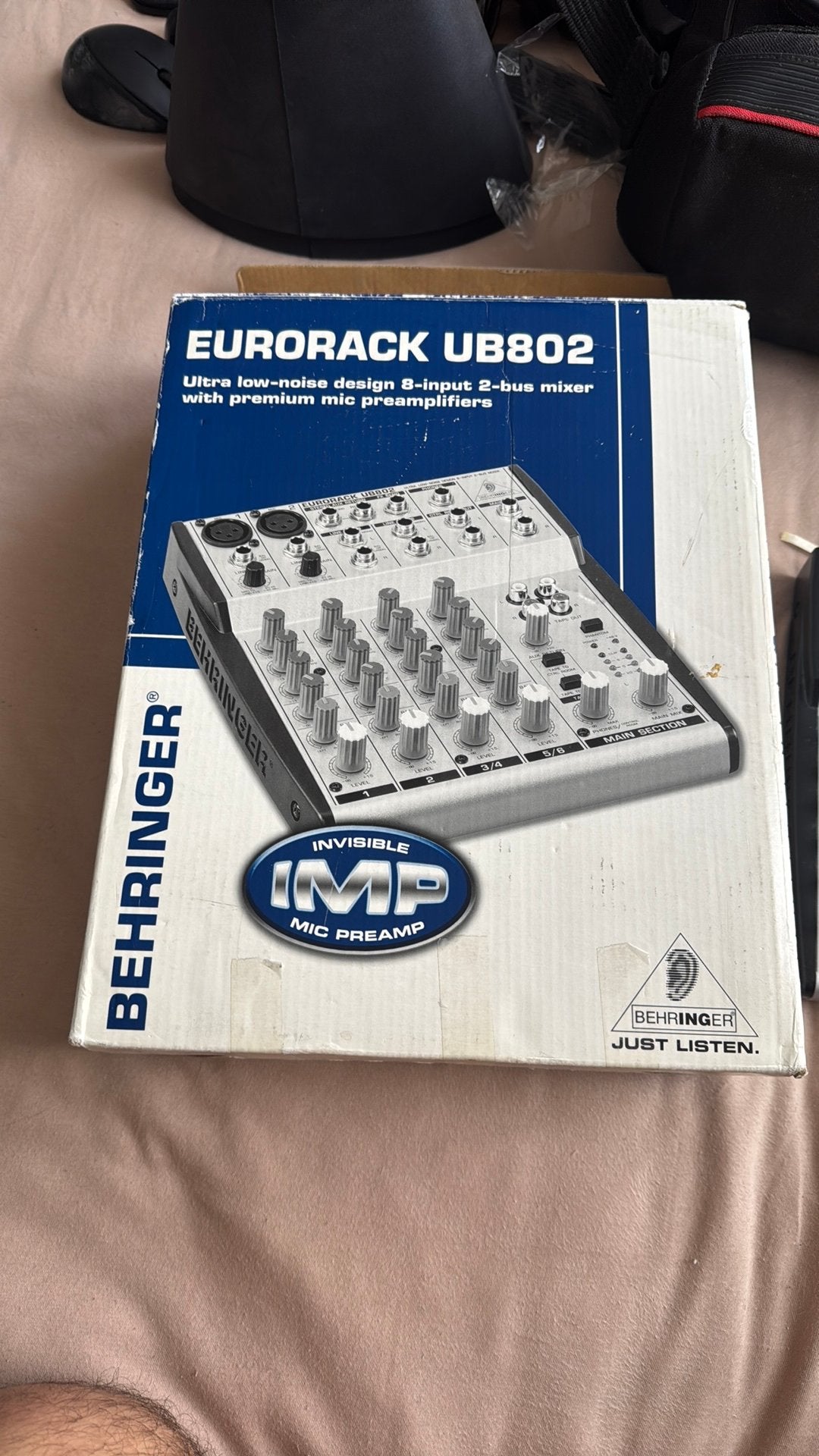 Behringer Eurorack UB802 mixer / mengpaneel, Ophalen of Verzenden, Zo goed als nieuw