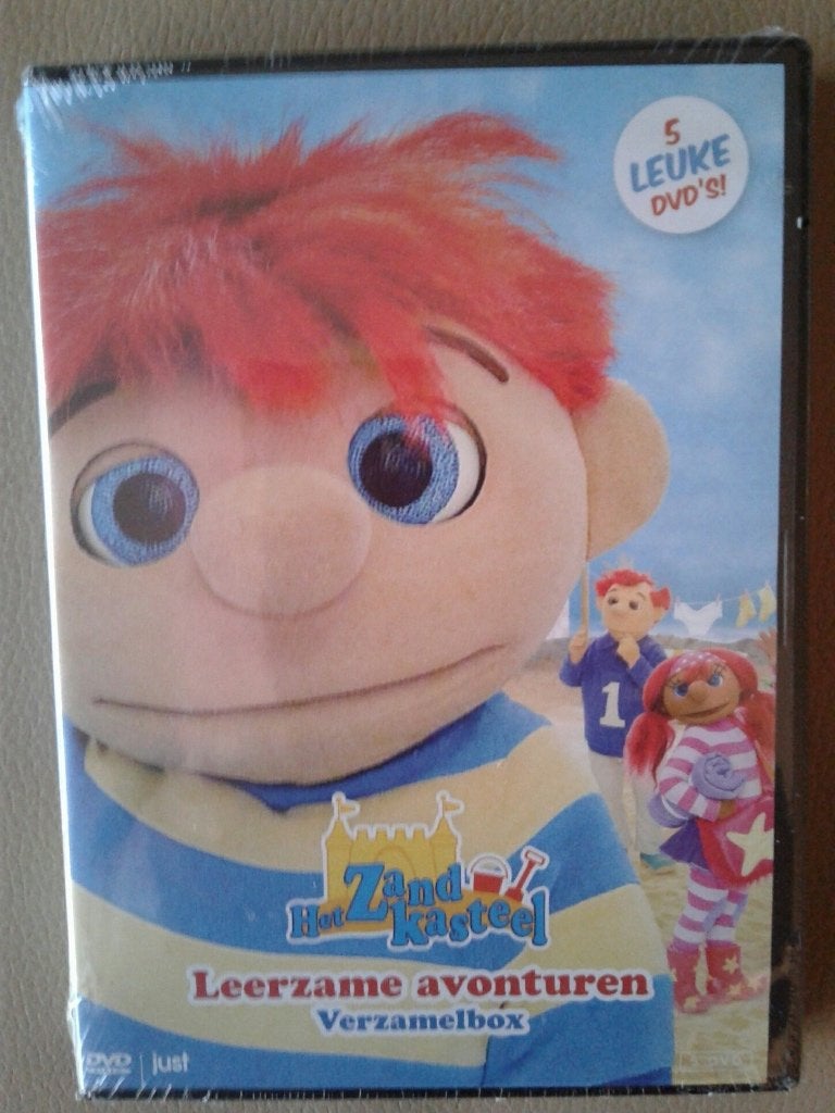 Het ZANDKASTEEL 5 disc verzamelbox deel 1 t/m 5 nieuw sealed, Verzamelbox, Alle leeftijden, Nieuw in verpakking, Educatief