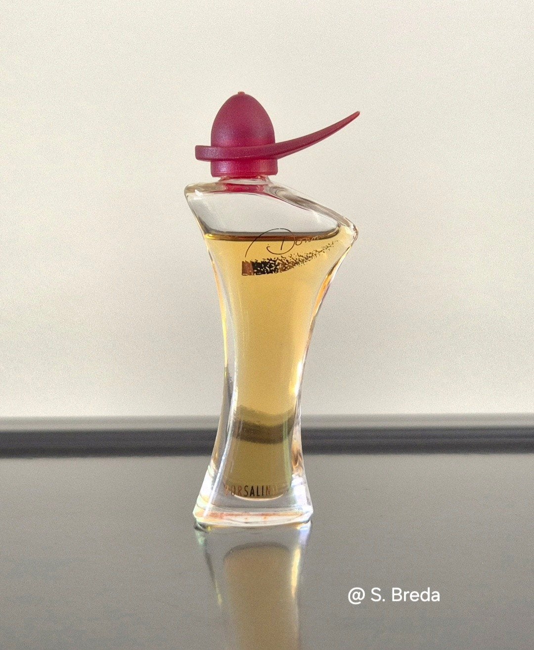 Borsalino - Donna - Eau de Parfum Miniatuur, Verzamelen, Ophalen of Verzenden, Zo goed als nieuw, Miniatuur, Gevuld