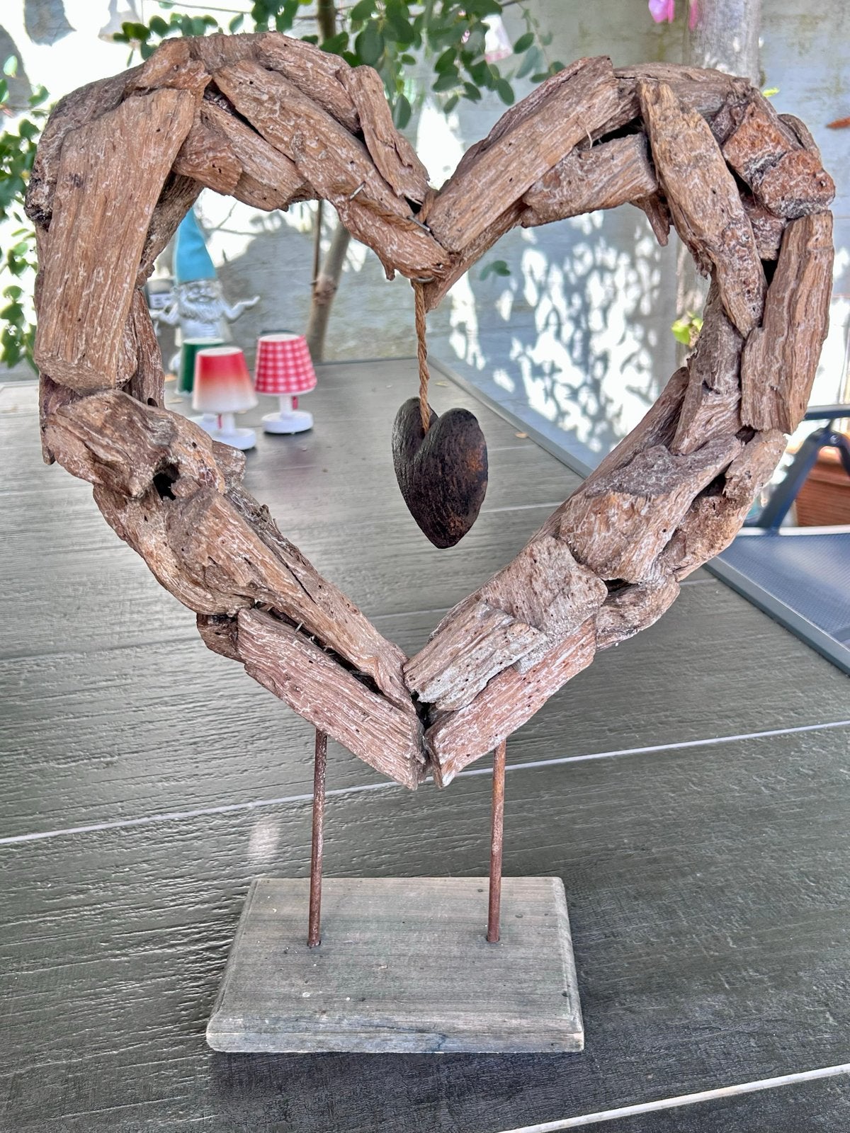 Houten hart ornament van Lifestyle, Hout, Ophalen of Verzenden, Bruin, Landelijk