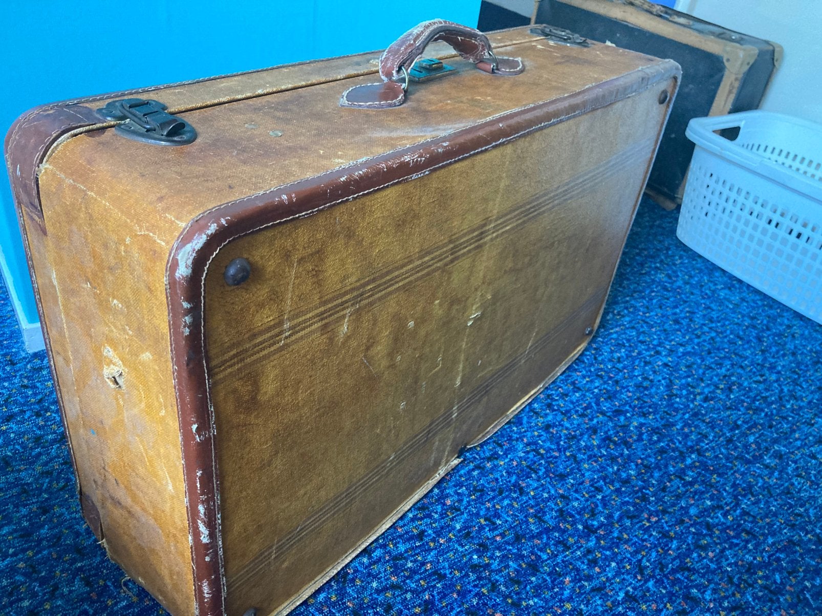 Oude koffer, Huis en Inrichting, Ophalen, Gebruikt, Minder dan 50 cm