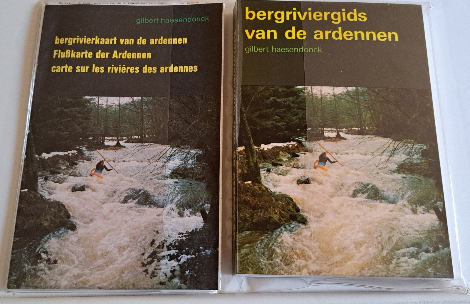 Bergriviergids van de Ardennen + Bergrivierkaart, Ophalen, Zo goed als nieuw