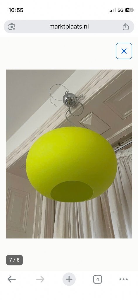 Murano hanglamp, Huis en Inrichting, Ophalen, Zo goed als nieuw, Glas