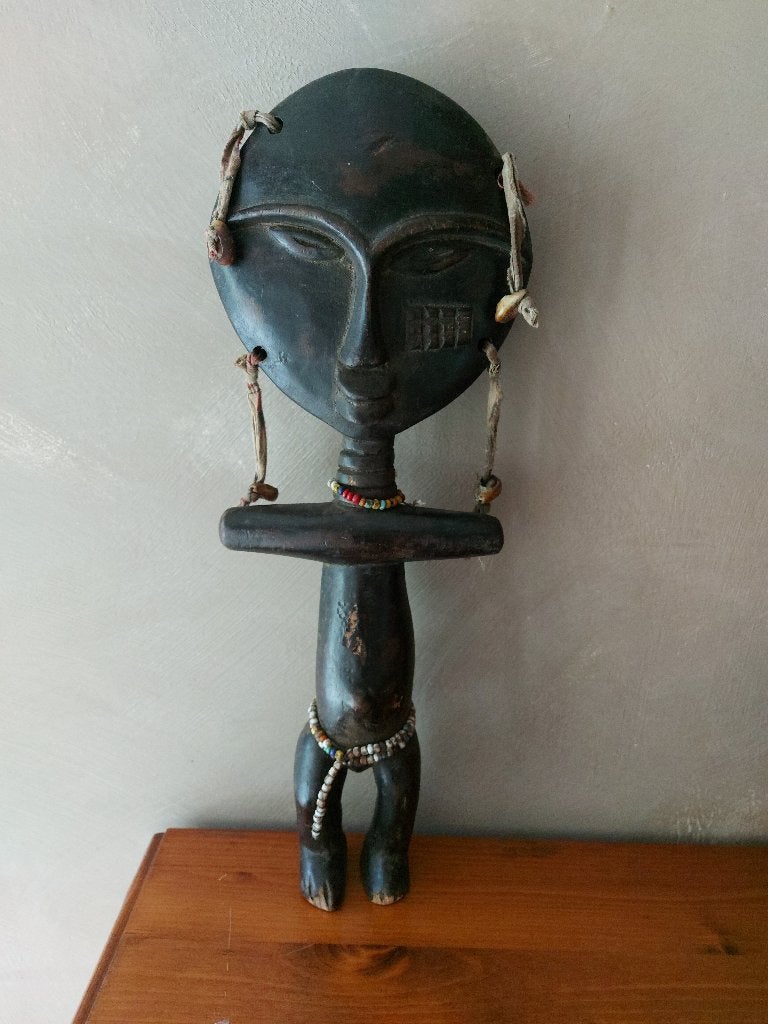 Ashanti Akuaba/Ghana - vruchtbaarheidsbeeldje, Antiek en Kunst, Verzenden