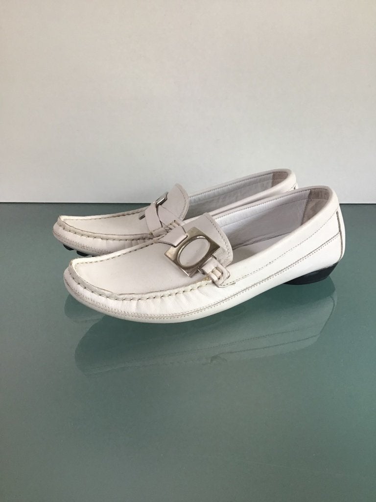 Lumberjack 36 witte leren moccasins | New | Gratis verzenden, Kleding | Dames, Verzenden, Wit, Nieuw, Espadrilles of Moccasins