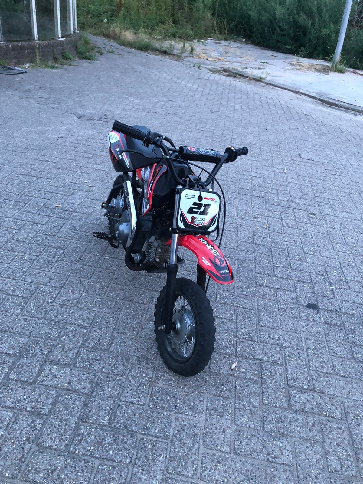 110cc crosser teruil, Ophalen, Zo goed als nieuw, Overige typen