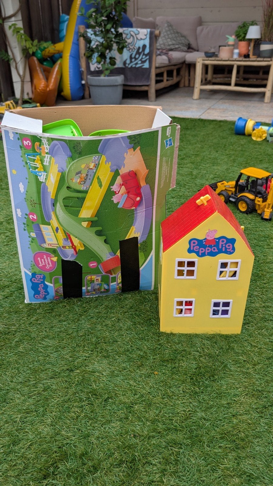 Peppa pig speelgoed compleet, Ophalen