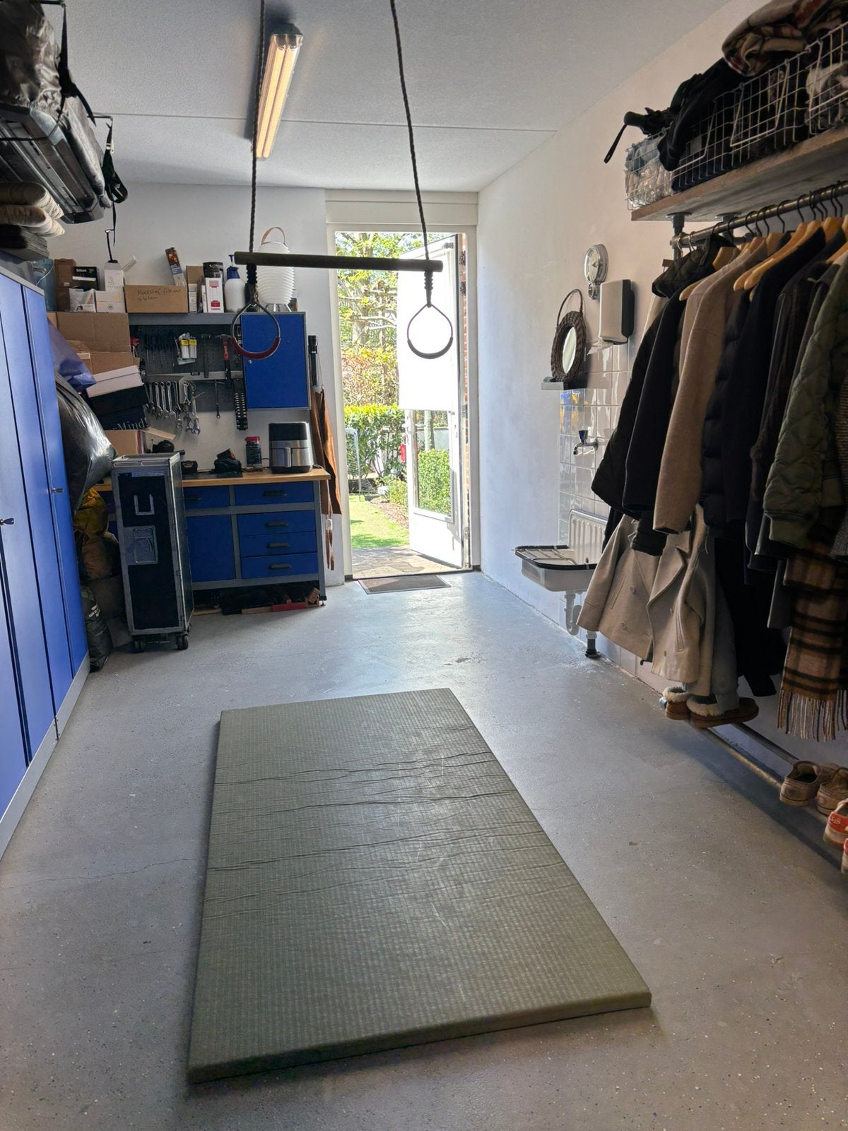 Agglorex turnmat met rekstok, Ophalen, Materiaal, Kindermaat 122 t/m 140, Zo goed als nieuw