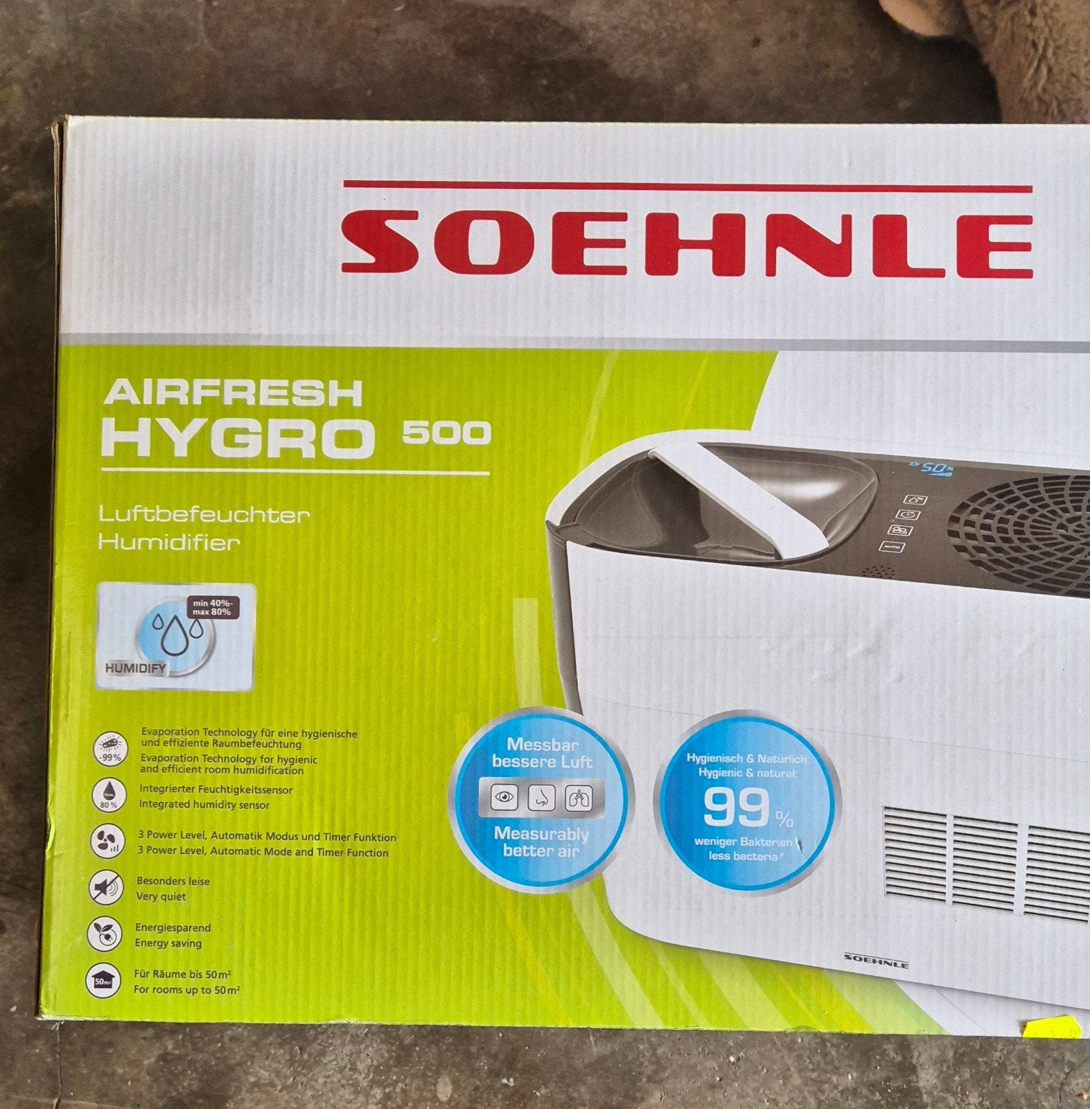 Soehnle Luchtbevochtiger, Ophalen, Luchtbevochtiger