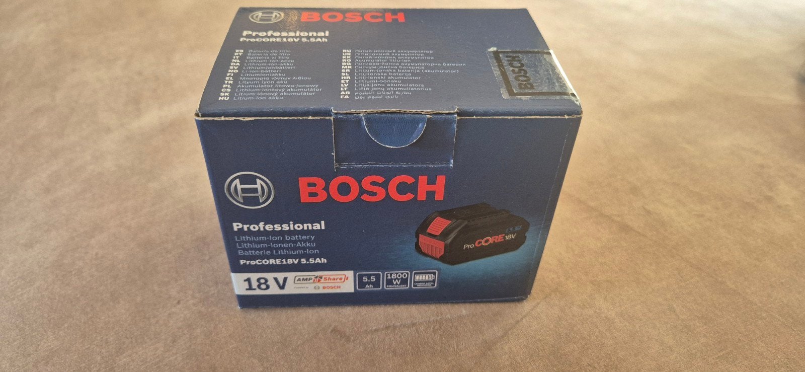 Nieuwe Bosch professional 5.5 Ah Accu, Ophalen of Verzenden, Nieuw, 600 watt of meer, Overige typen