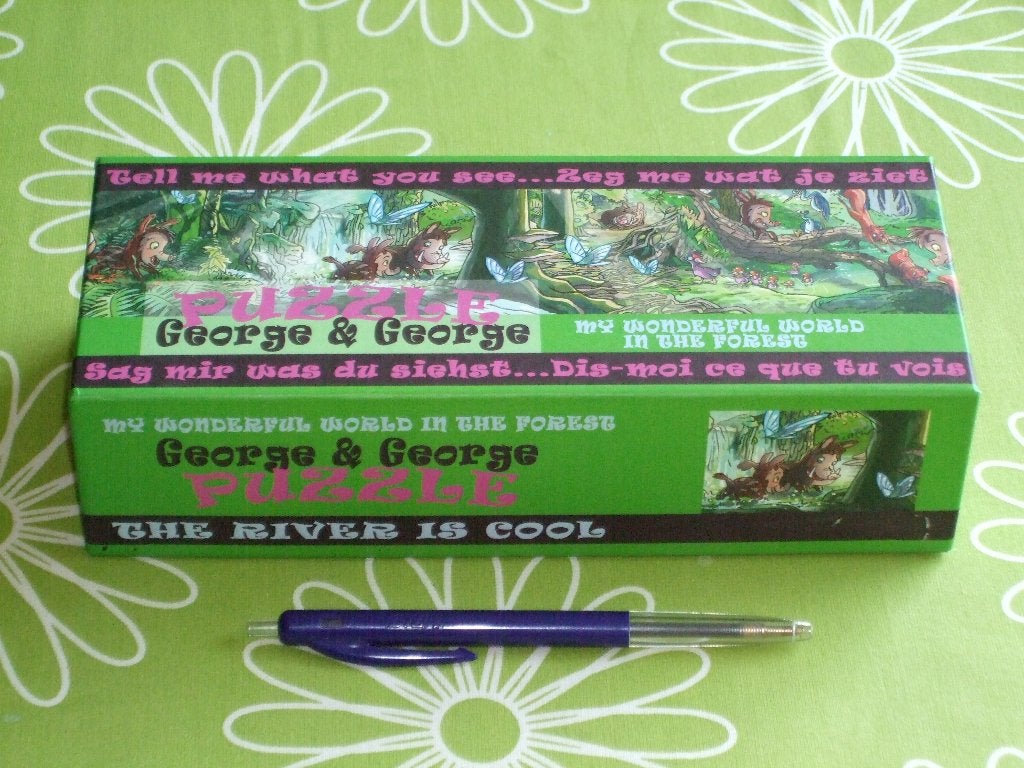 George & George - The river is cool - vertel puzzel, Ophalen of Verzenden, 10 tot 50 stukjes, Nieuw, 6 jaar of ouder