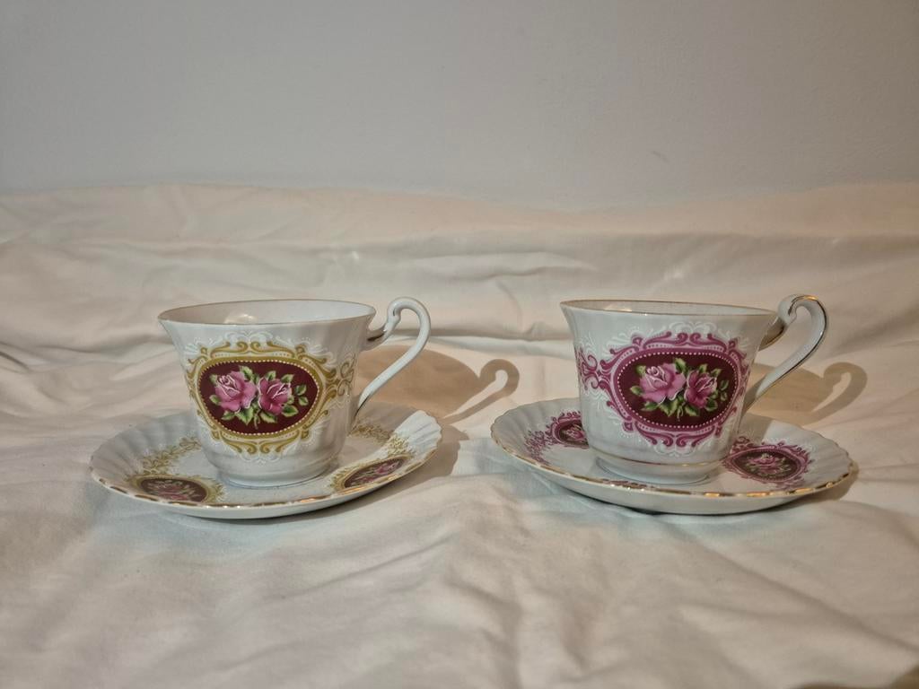 Set van 2 Royal Frankonia kop en schotel, Ophalen of Verzenden