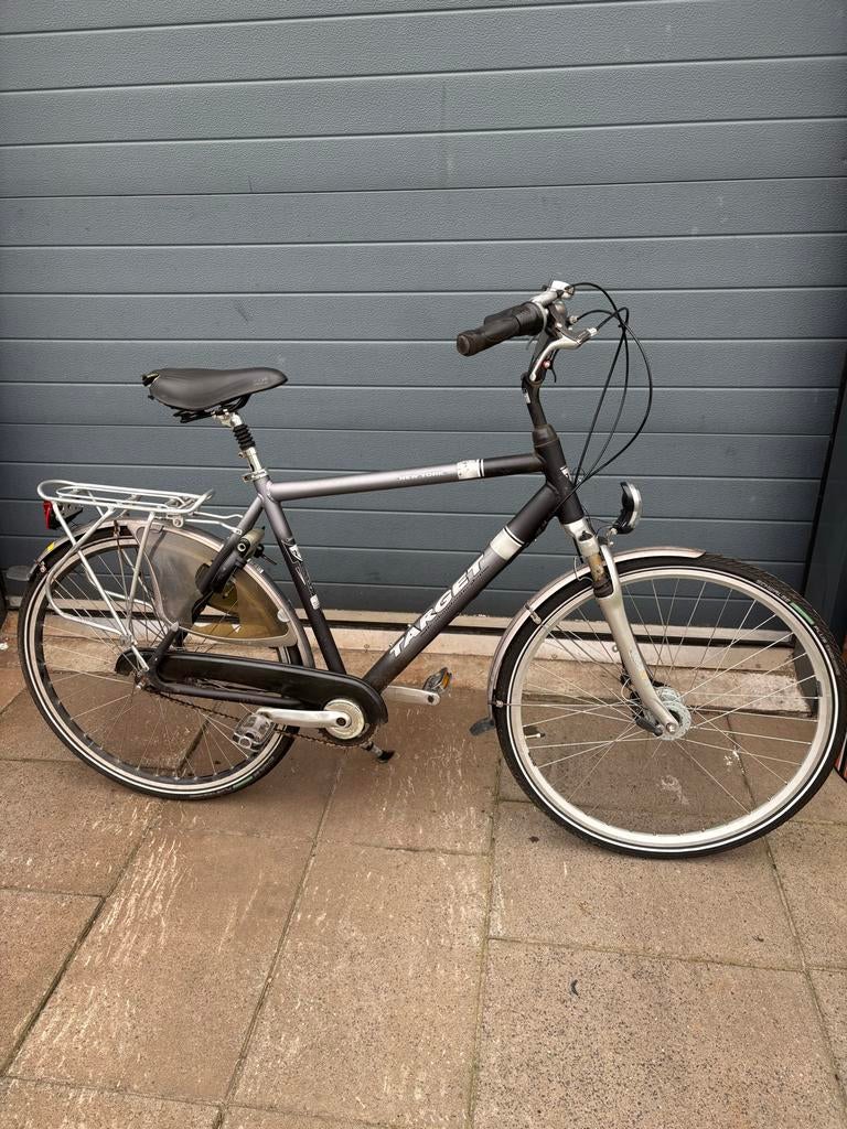 Target Herenfiets 57cm - Versnelling 7 vast, Overige merken, Gebruikt, Versnellingen, Ophalen of Verzenden