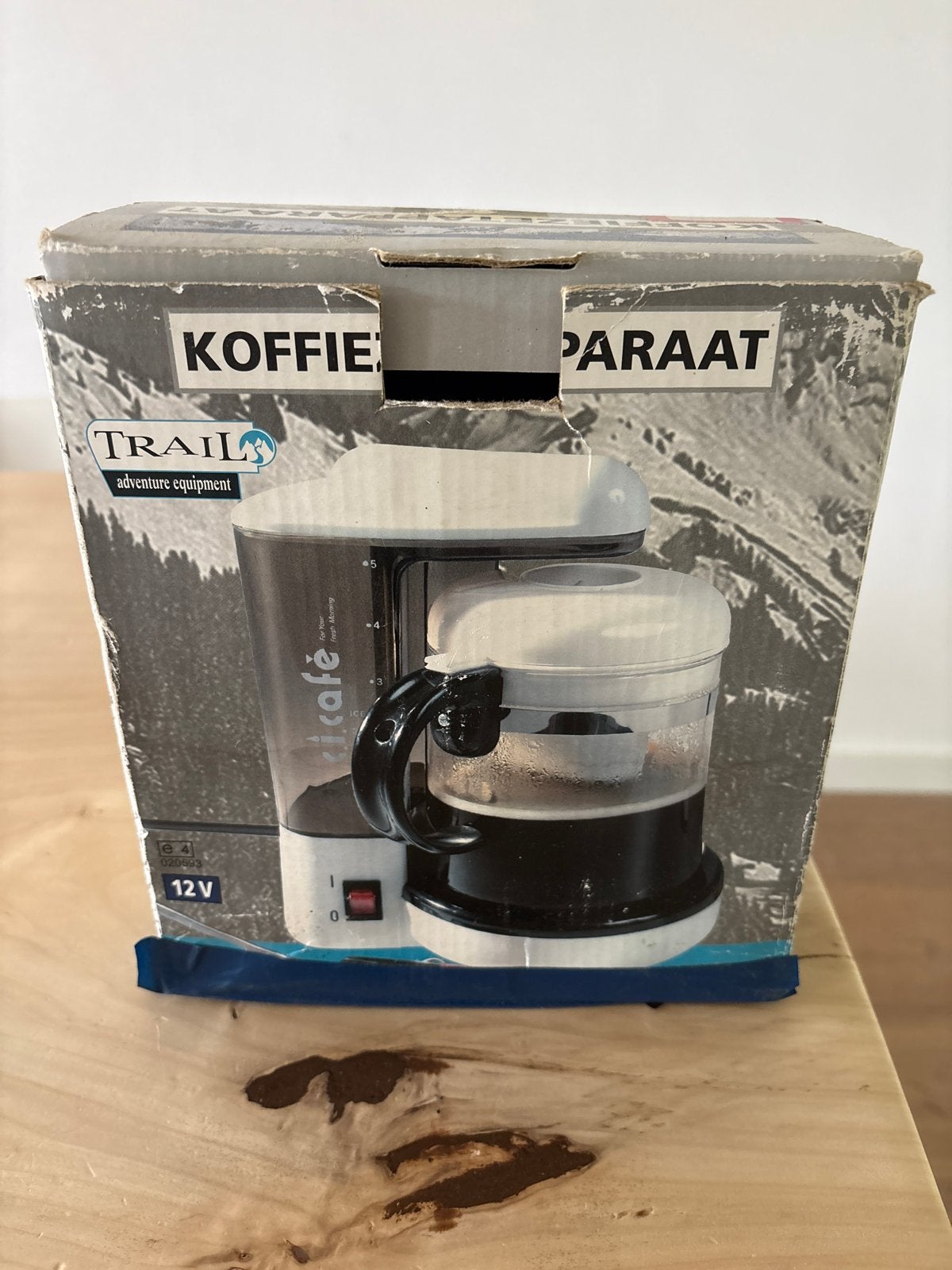 Nieuwe 12V Koffiezetapparaat - Ideaal voor onderweg!, Ophalen, Overige modellen, Nieuw, Gemalen koffie