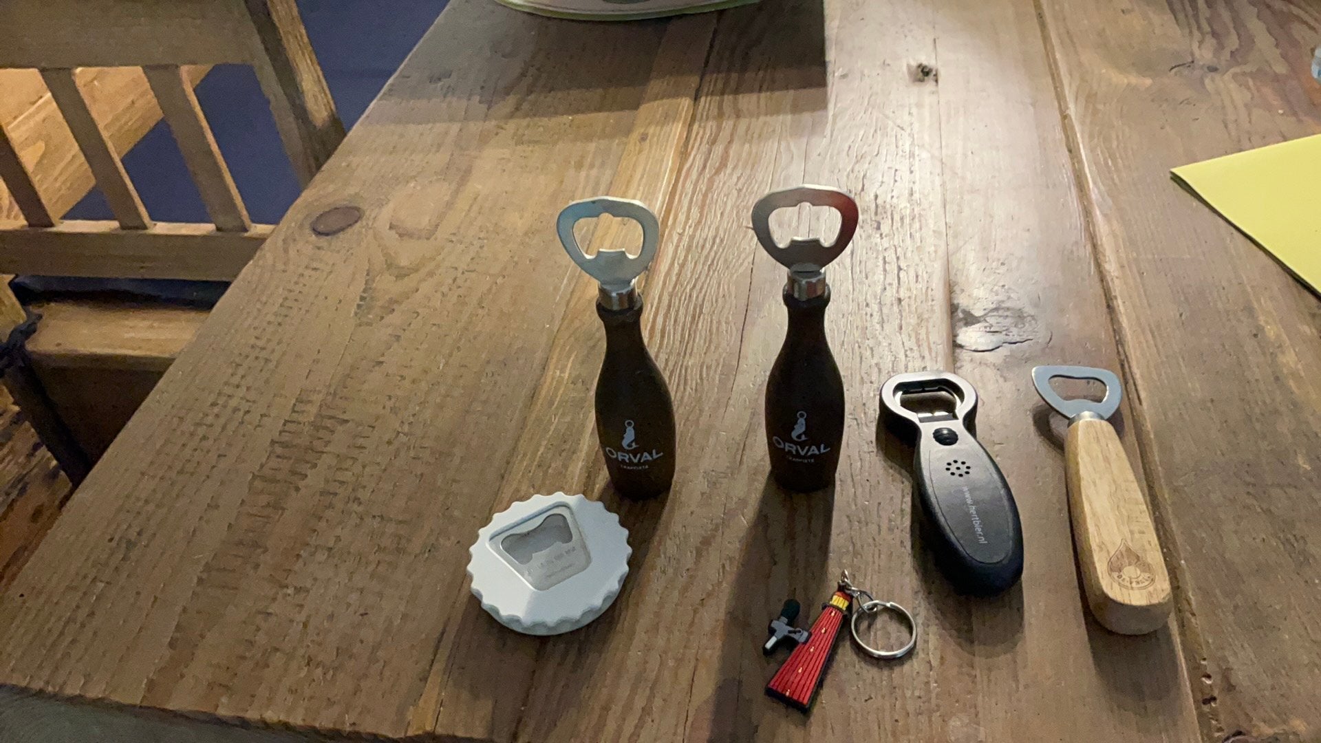 Bieropeners 5 stuk, Ophalen of Verzenden, Zo goed als nieuw, Flesje(s), Overige merken