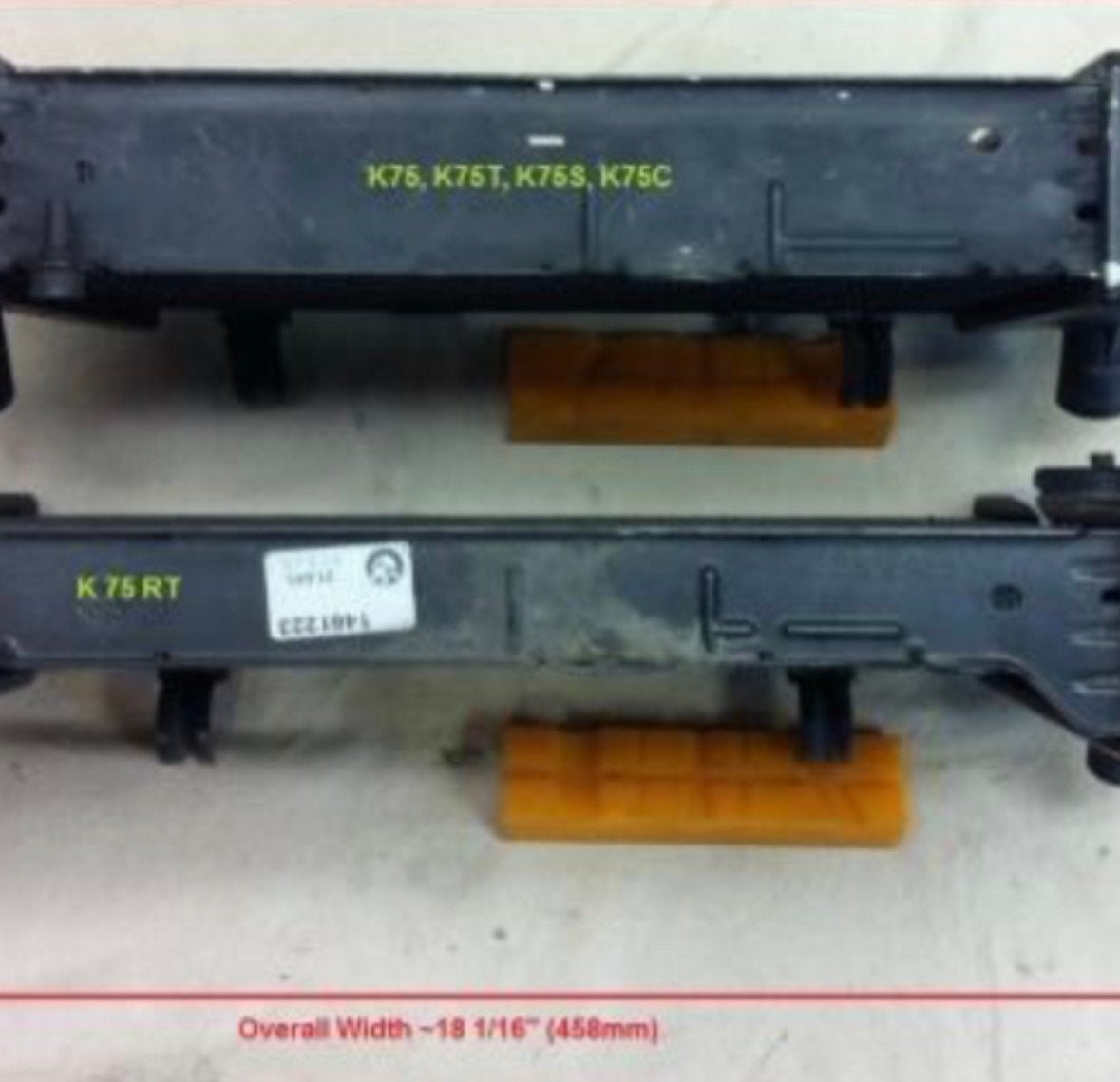Radiator Bmw K75 RT/K100 dikke uitvoering ruilen, Ophalen