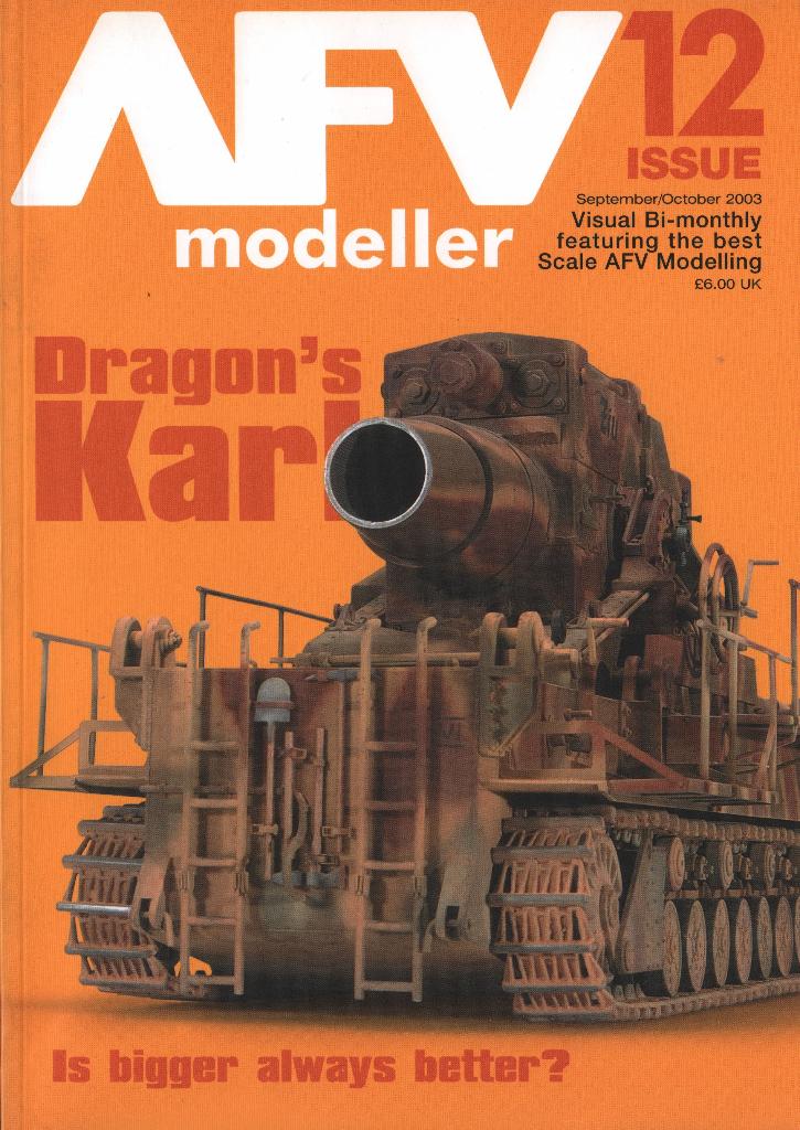 AFV Modeller magazine No 12, Overige merken, Auto, Verzenden, 1:32 tot 1:50