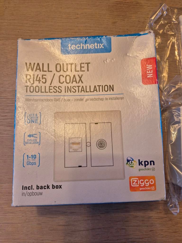 Coax / internet aansluiting van Technetix, Ophalen of Verzenden, Nieuw