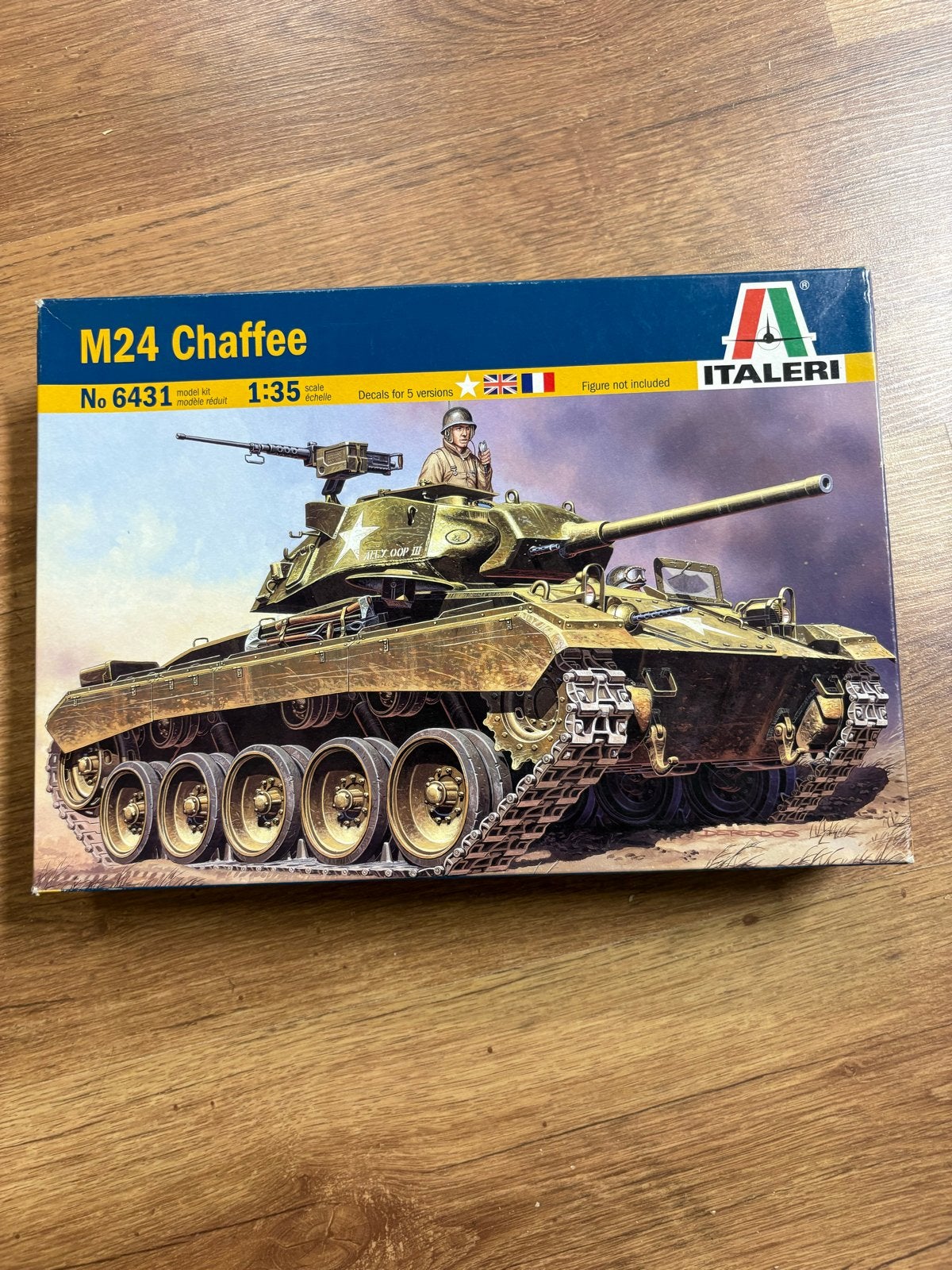 Italeri M24 Chaffee Tank Modelbouwkit 1:35, Hobby en Vrije tijd, Modelbouw | Auto's en Voertuigen, Ophalen, Tank, Italeri, 1:32 tot 1:50