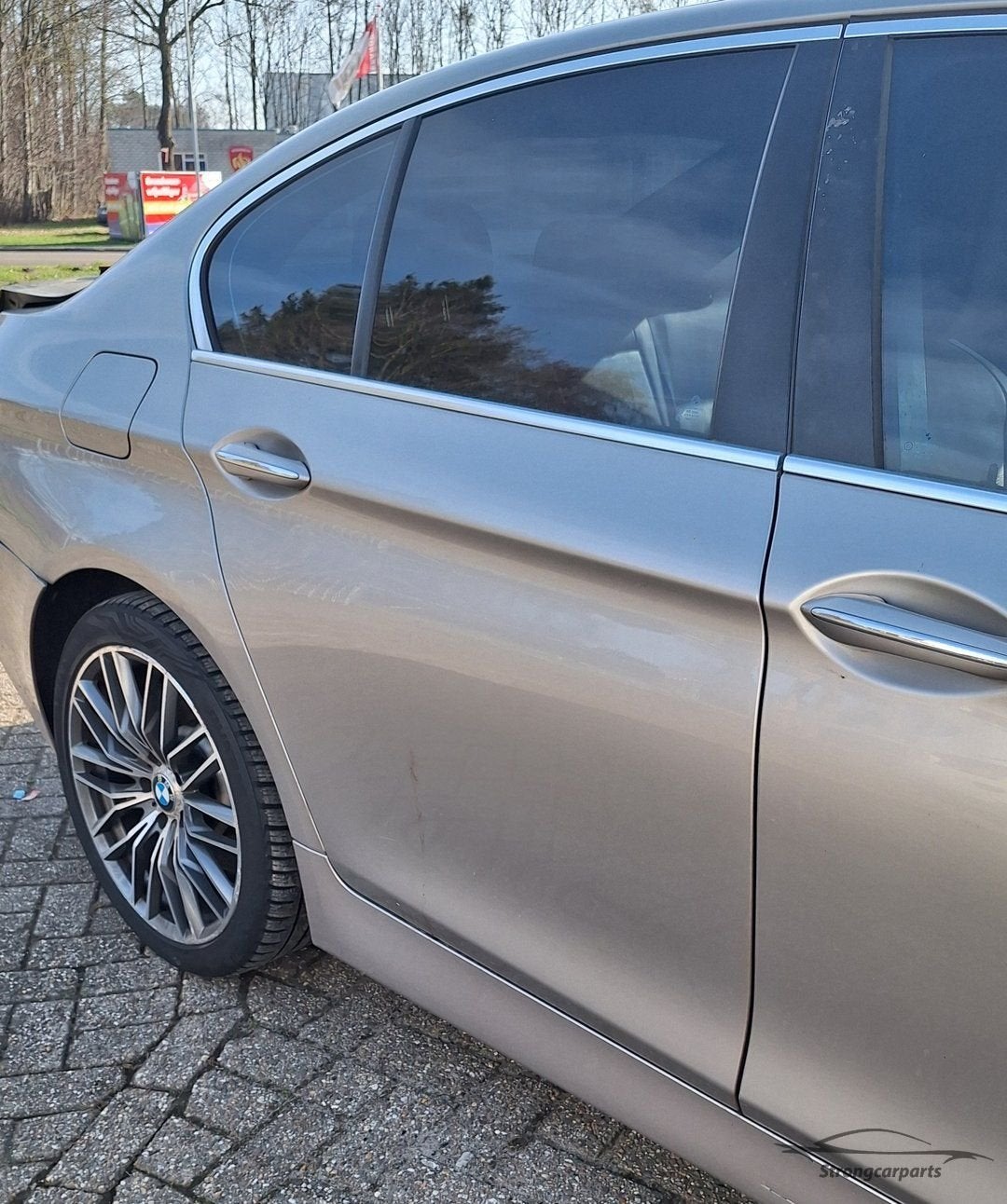 Deur Portier BMW F10 rechts achter in goede staat kleur A72, Auto-onderdelen, Gebruikt, -, Deur, -