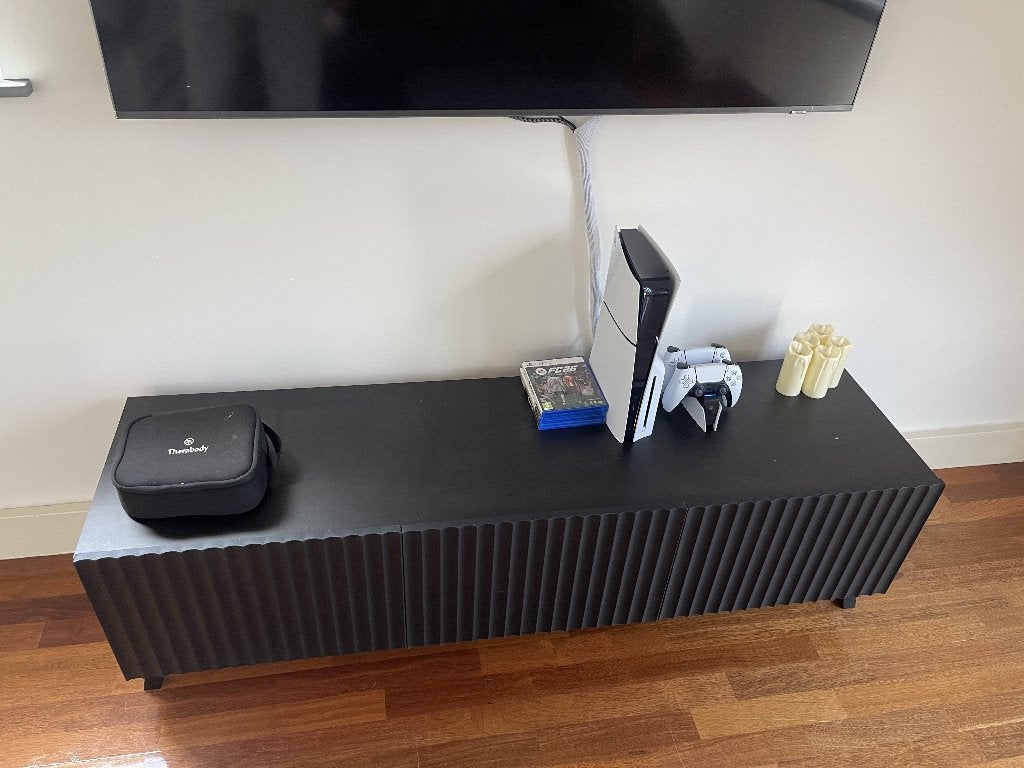 TV stand, Huis en Inrichting, Kasten | Televisiemeubels, Ophalen, Overige materialen, 150 tot 200 cm, Nieuw