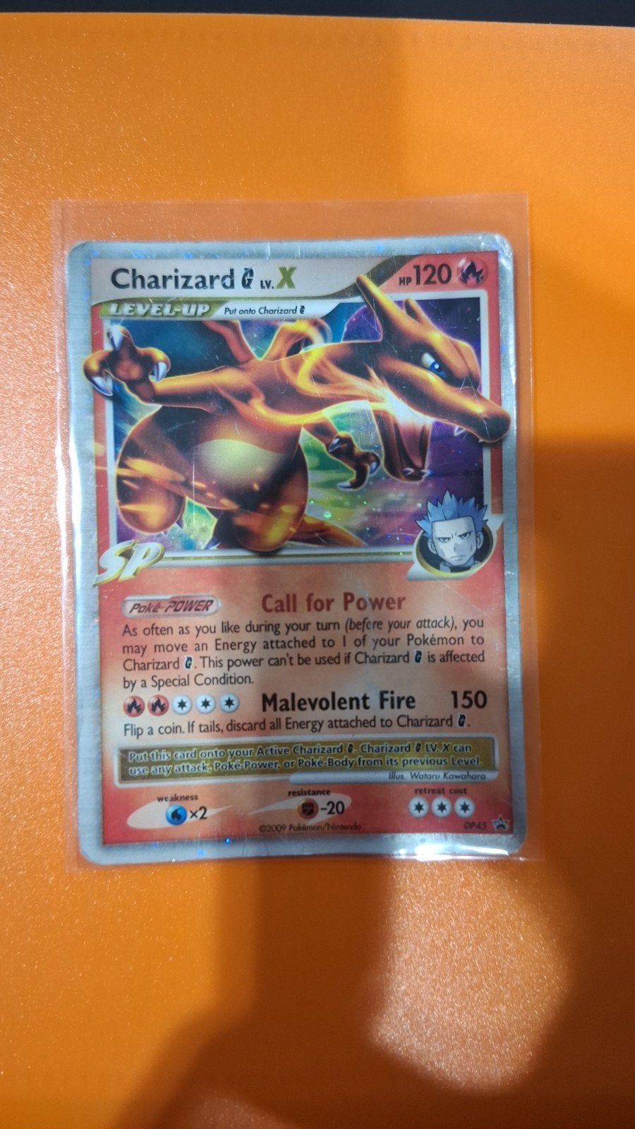 Charizard, Pokemon, Promo DP45, Hobby en Vrije tijd, Verzamelkaartspellen | Pokémon, Zo goed als nieuw, Losse kaart, Foil, Verzenden