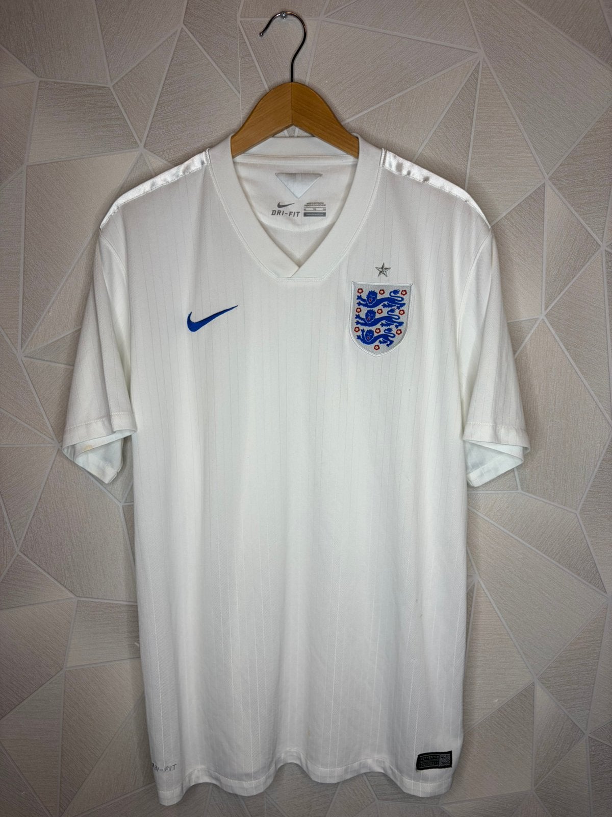 Engeland Thuis 2014, Sport en Fitness, Voetbal, Zo goed als nieuw, Shirt, Maat XL, Ophalen of Verzenden
