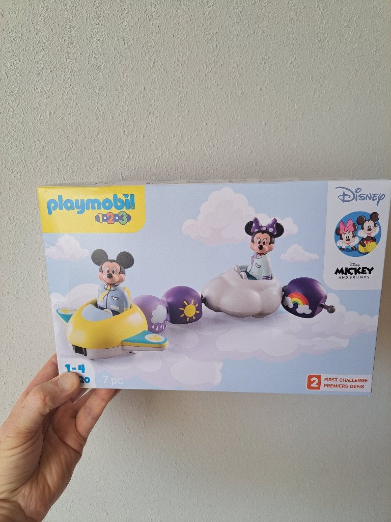 Mickey Mouse Wolkentrein Disney Playmobil 71320, Complete set, Voertuig, 1.2.3, Nieuw