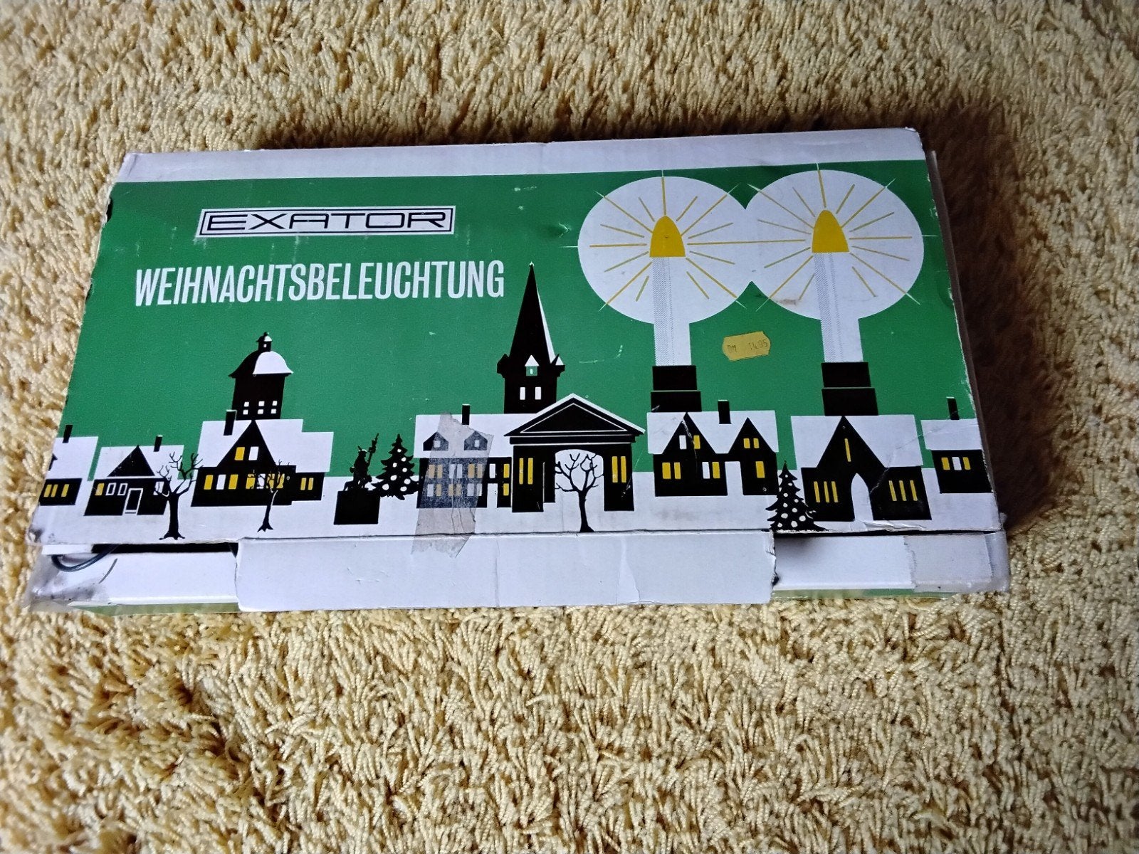 kerstverlichting 16 kaarsjes uit de jaren 70/80, Ophalen
