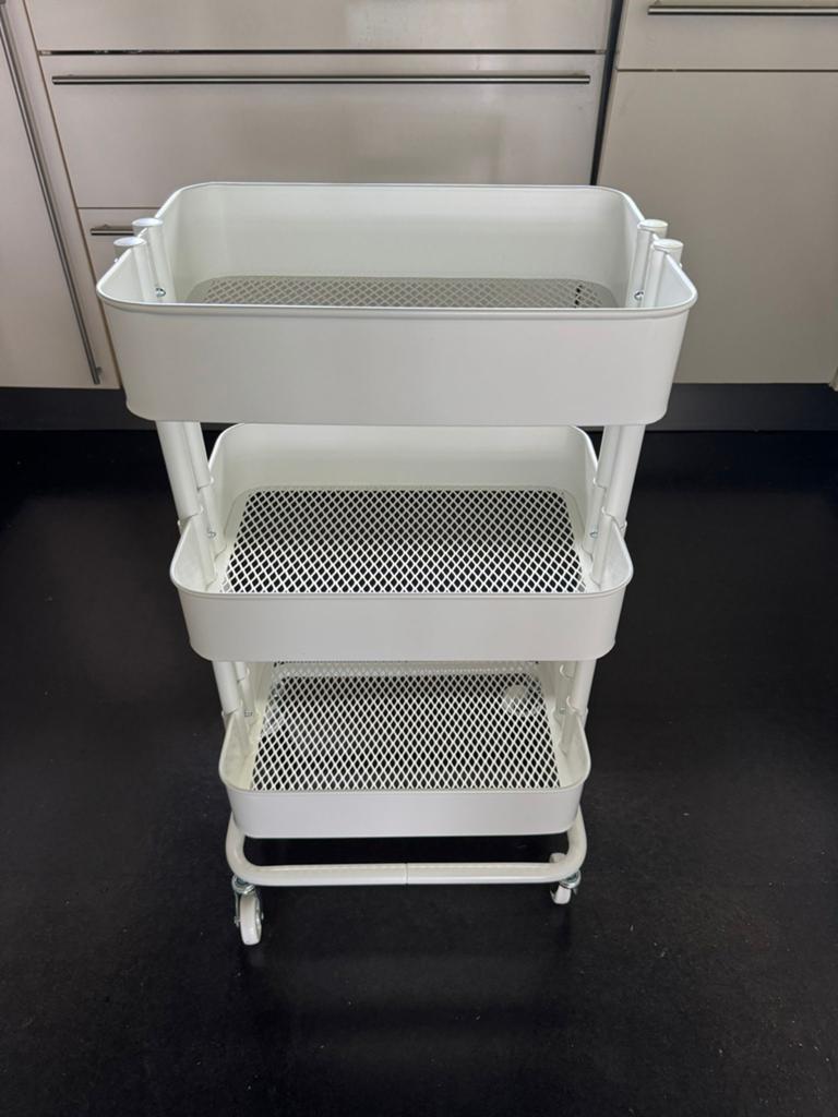 IKEA Raskog trolley - Splinternieuw!, Nieuw, Ophalen of Verzenden, Wit, Metaal