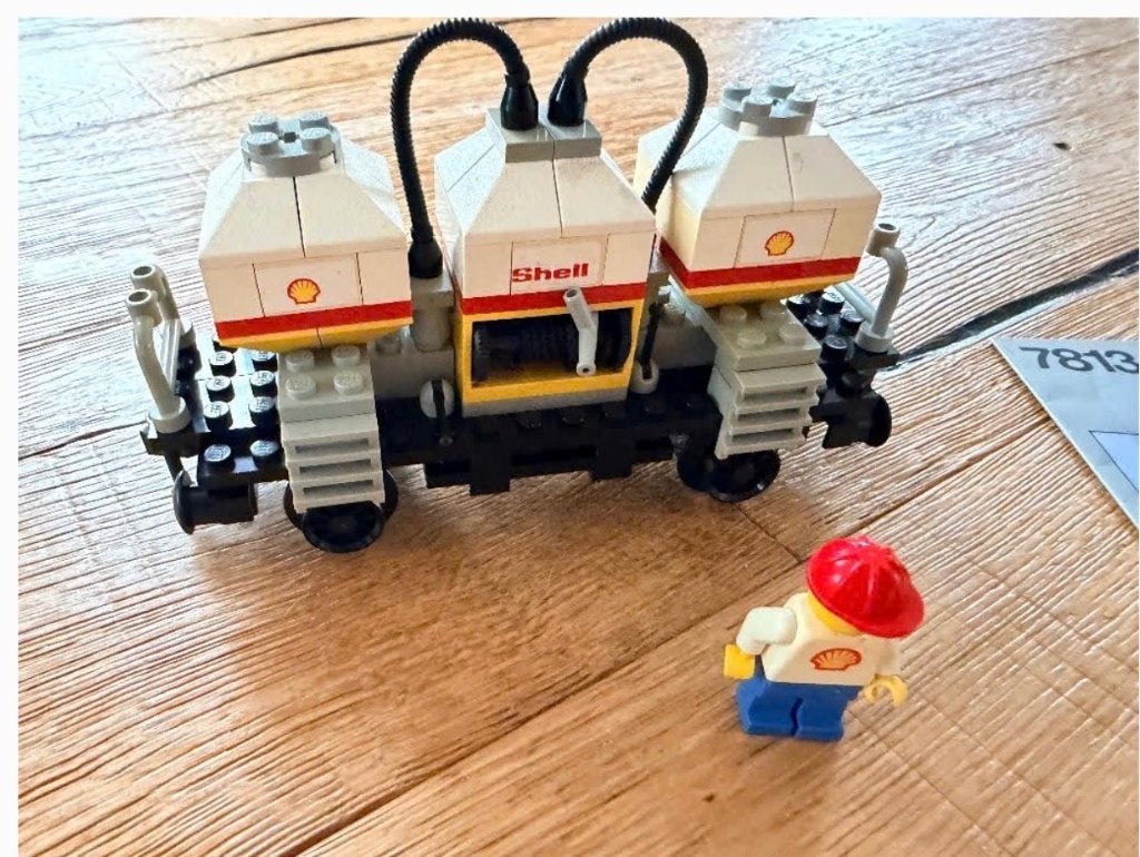 Lego 7813 trein wagon Shell met bouwschema, Ophalen, Zo goed als nieuw, Lego
